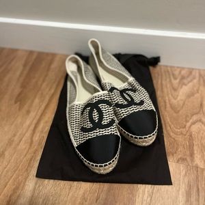 Never worn Chanel espadrilles
